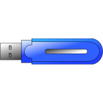 USB memory flash drive vector illustration