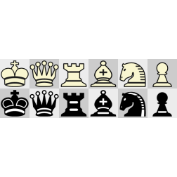 DG-RA Style Chess Pieces