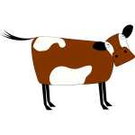 Cow cartoon image