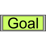 Digital Display with "Goal" text