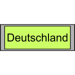 Digital Display with "Deutschland" text