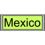 Digital Display with "Mexico" text
