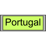 Digital Display with "Portugal" text