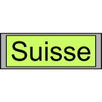 Digital Display with "Suisse" text