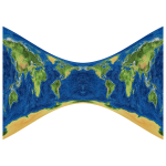 Distorted Globe Projection