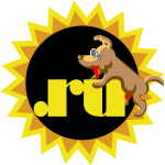 Dog graphic symbol