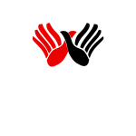 Albanian eagle symbol with hands