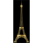 Eiffel Tower Gold