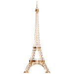 Eiffel Tower Shiny Copper No Background