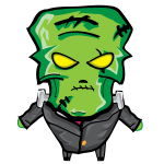 Frankenstein vector image