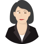Woman avatar vector image