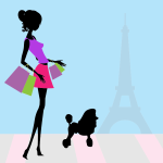 Woman Shopping in Paris