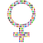 Female Symbol   Multicolour