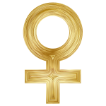 Female Symbol Gold