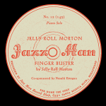 Jazz CD label vector graphics