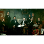 First Reading of the Emancipation Proclamation of President Lincoln