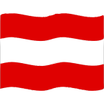 Flag of Austria wave effect