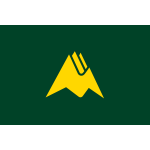 Flag of Biei Hokkaido green