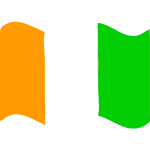 Flag of Cote dIvoire wave 2016081658