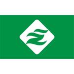 Flag of Esashi Soya Hokkaido green version