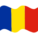 Flag of Romania wave 2016081645