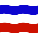 Flag of Serbia Montenegro wave 2016081751
