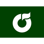 Flag of Shirakwa town Gifu