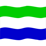 Flag of Sierra Leone wave 2016081714