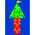 Flecha arbol Navidad