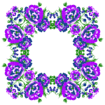 Floral Wreath Frame Variation 2