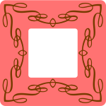 Square decorative frame