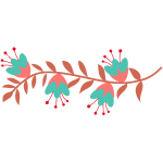 Flowery branch vector image