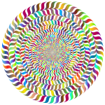 Prismatic colorful vortex