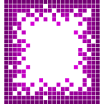 Purple frame with tiles