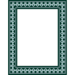 Frame  rectangular Colour grey green