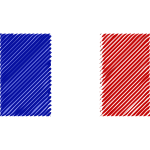 France flag linear 2016082510