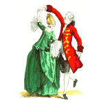 18th century French ballroom costumes
