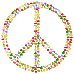 Fruit peace sign