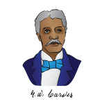 George Washington Carver portrait vector image