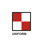 Uniform international flag