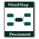 Mindmap icon vector graphics