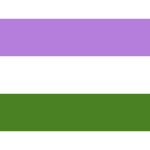 Genderqueer flag pride