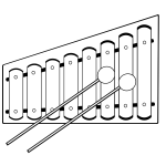 Xylophone (colourful)
