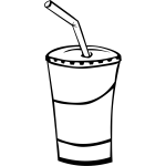 Soda drink vector drawing