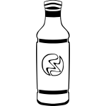 Bottle vector clip art