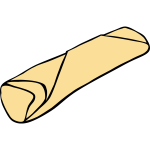 Burrito vector image