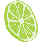Lime vector drawing