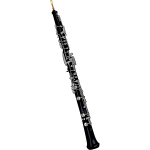 Vector graphics of oboe