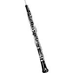 Vector illustration of oboe