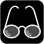 Glasses pictogram vector graphics